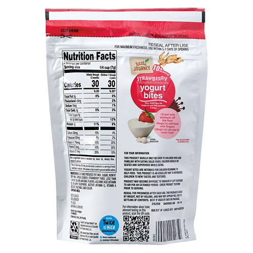 Little Journey Strawberry Yogurt Bites, 1 oz